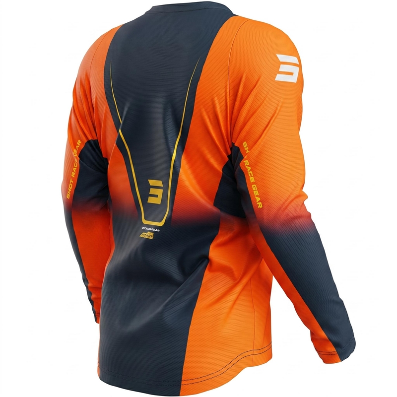 Motocross-Trikot Shot Devo Future blau-orange