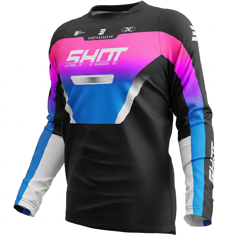 Shot Devo Struck Motocross-Trikot pink
