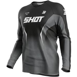 Shot Draw Clash Motocross-Trikot schwarz