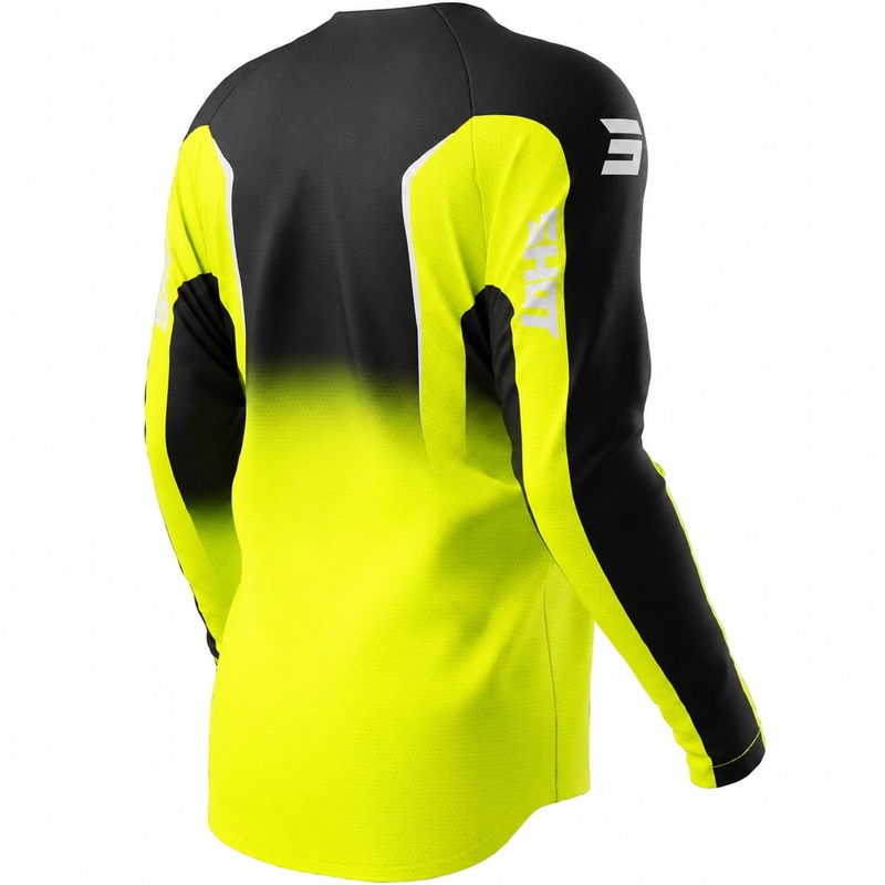 Motocross-Trikot Shot Draw Clash, fluoreszierend gelb