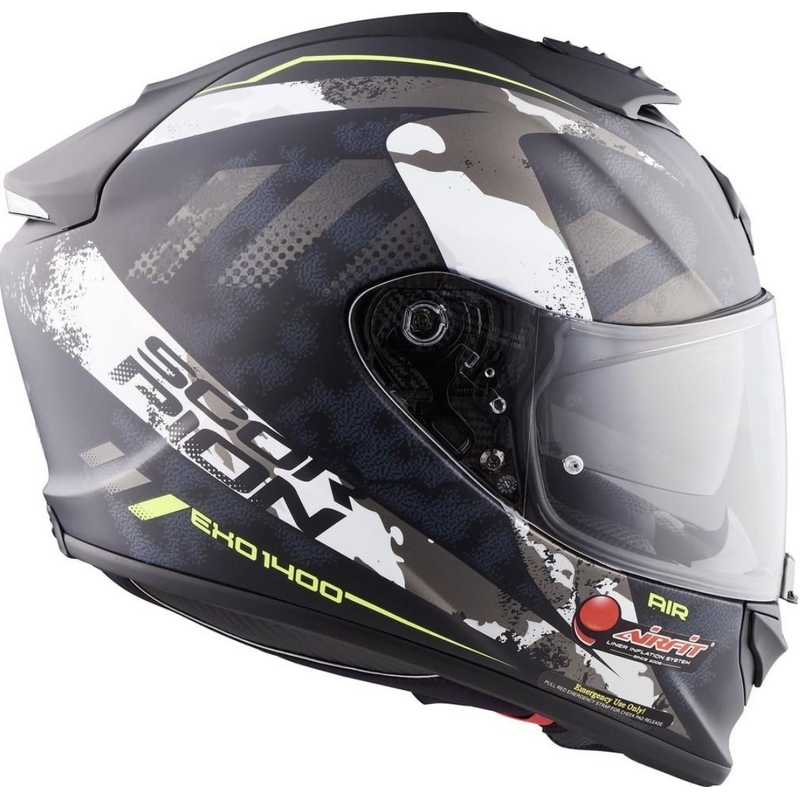 Integralhelm Scorpion EXO-1400 Air Sylex schwarz-silber