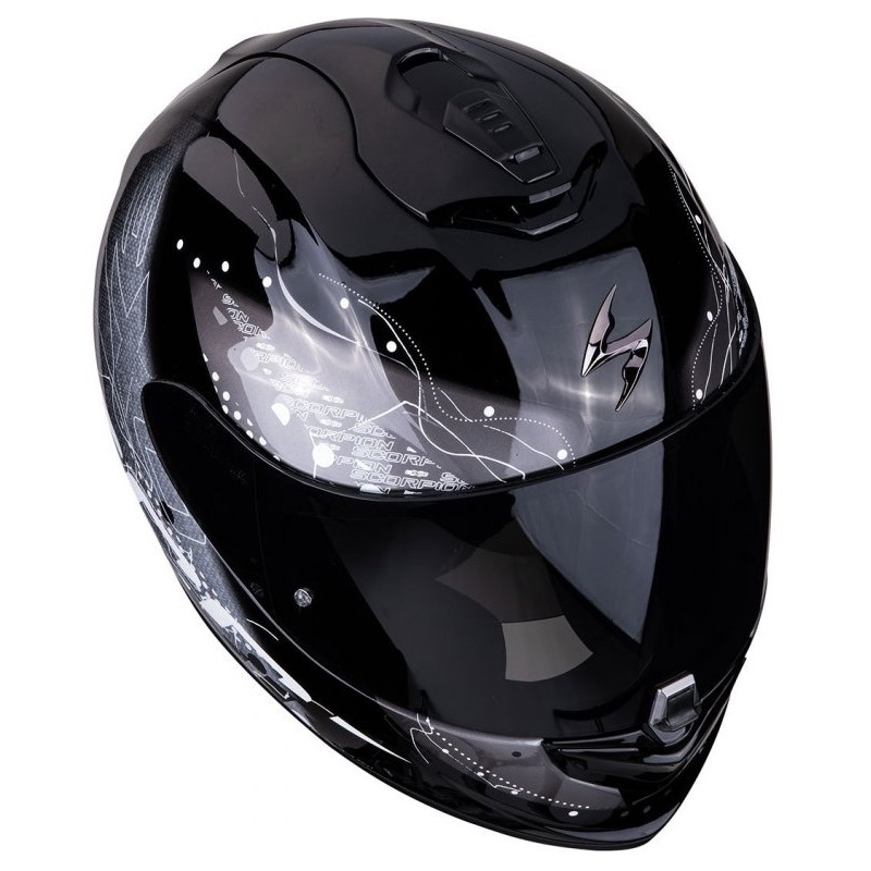 Integralhelm Skorpion EXO-1400 Air Classy Schwarz-Silber Ausverkauf