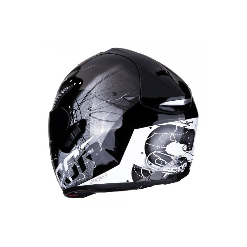 Integralhelm Skorpion EXO-1400 Air Classy Schwarz-Silber Ausverkauf
