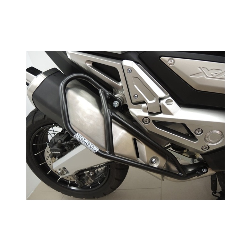 Exhaust guards RDMOTO schwarz matt