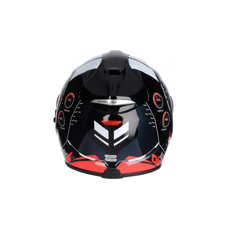Integralhelm Scorpion EXO-1400 Air Torque schwarz-rot