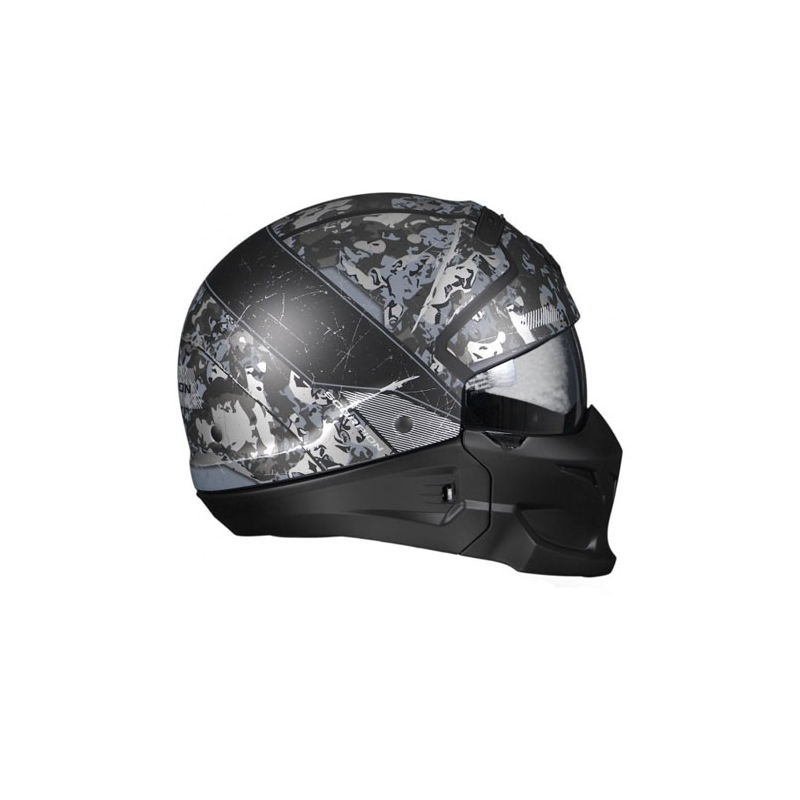 Moto Helm Scorpion EXO-Combat Opex schwarz-silber Ausverkauf