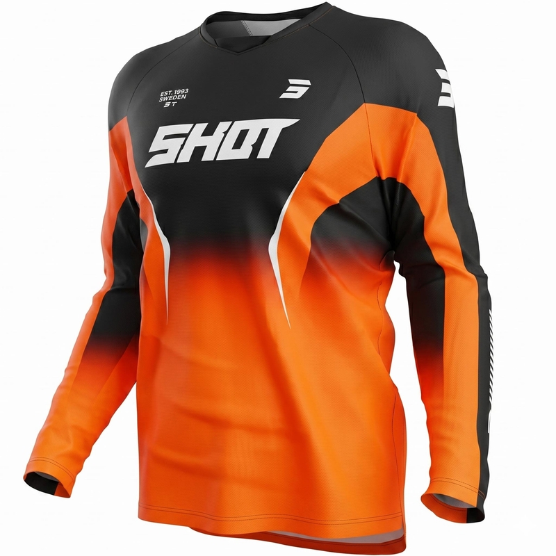 Motocross-Trikot Shot Draw Clash orange