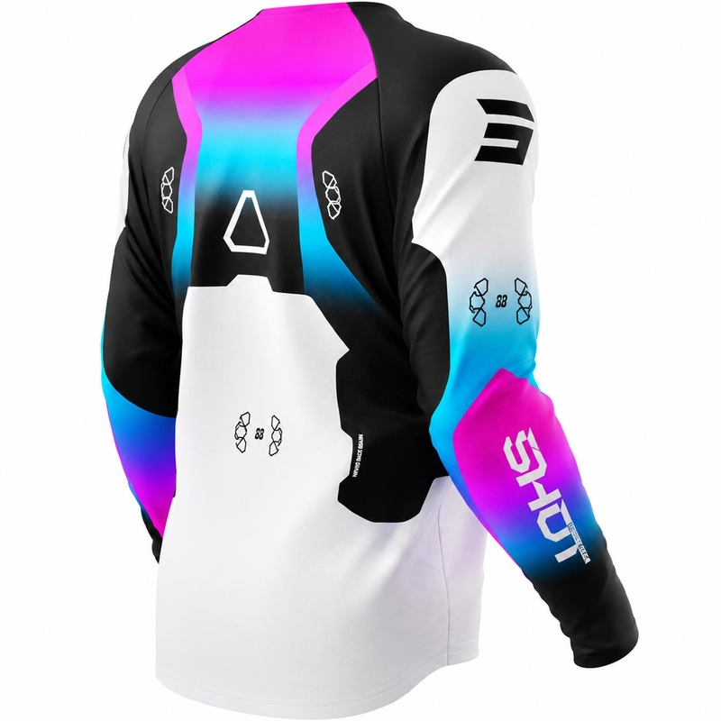 Shot Draw Rocket Kinder-Motocross-Trikot Pink