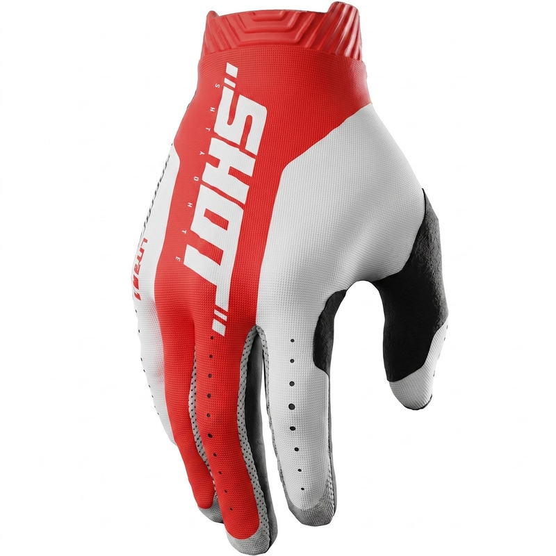 Shot Lite Skin Motocross-Handschuhe rot