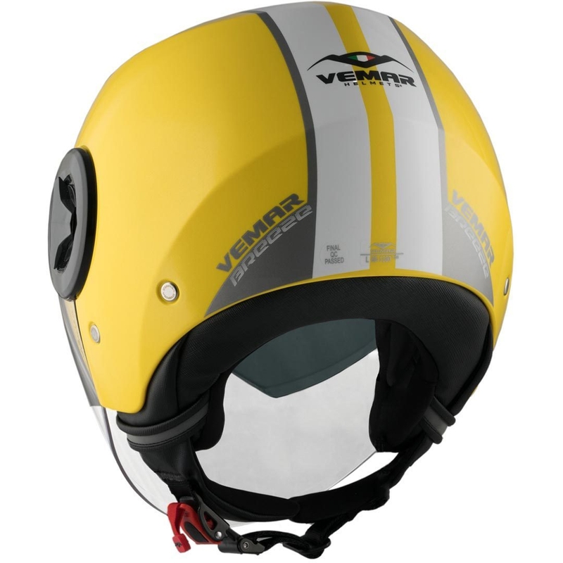 Offener Helm Vemar Breeze Street gelb-weiß-grau-schwarz