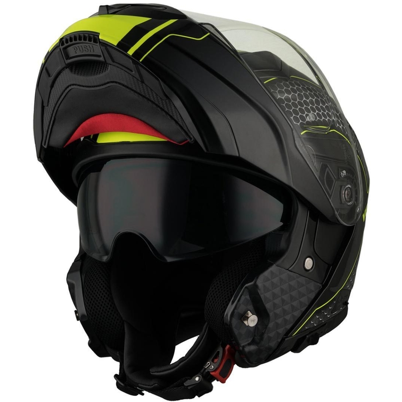Klapphelm Vemar Sharki Hive schwarz matt-grau-fluo gelb