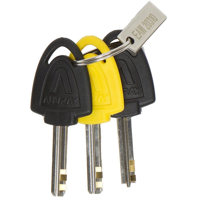 Bremsscheibensperre Auvray B-Lock 10 Alarm 120 dB gelb