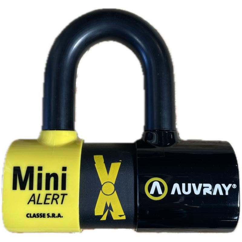 Auvray XTREM Mini Alert Bremsscheibenschloss mit Alarm, schwarz