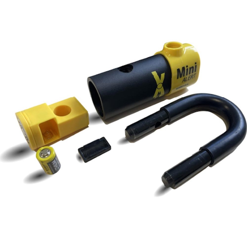 Auvray XTREM Mini Alert Bremsscheibenschloss mit Alarm, schwarz