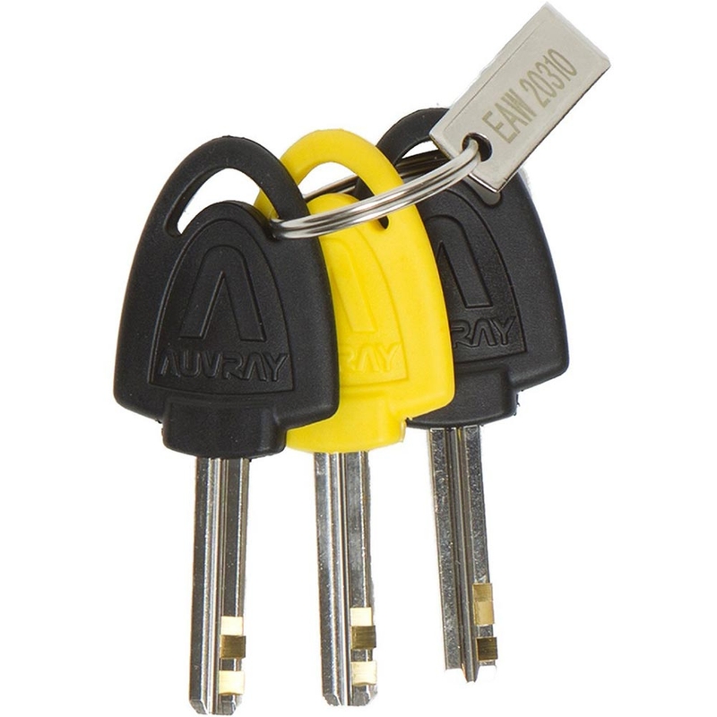 Auvray B-Lock 06 Bremsscheibenschloss mit 120 dB Alarm, gelb