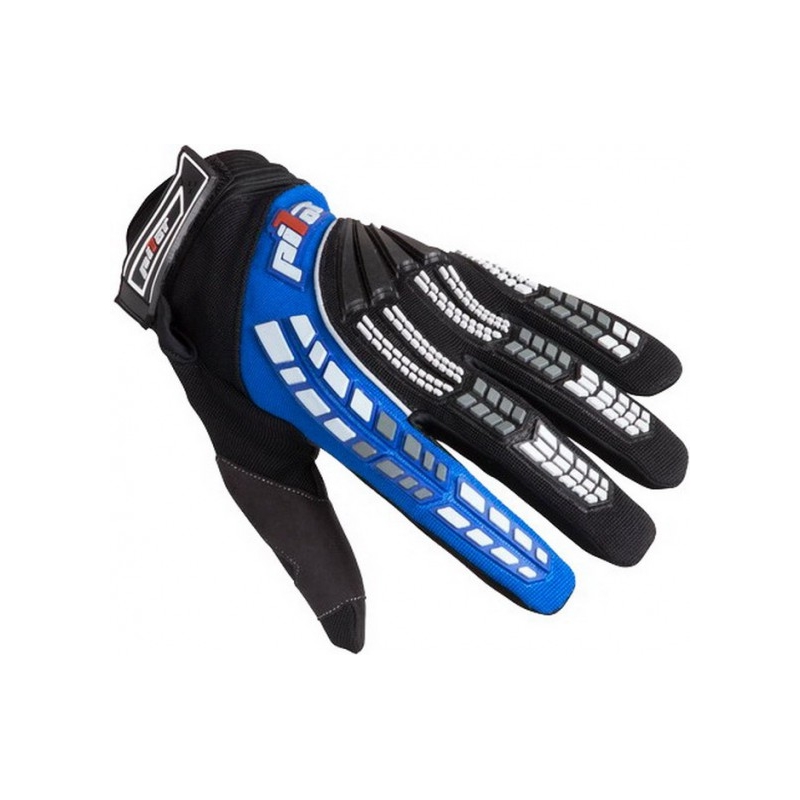 MX Motorradhandschuhe Pilot schwarz/blau