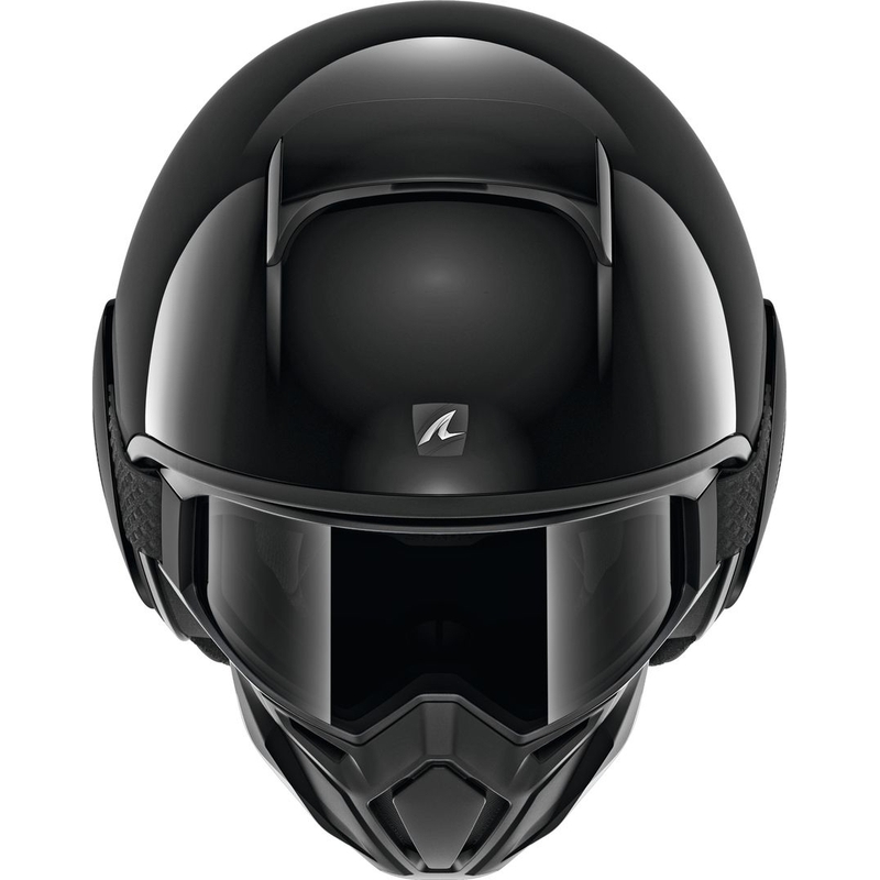 Offener Helm SHARK DRAK Blank schwarz glänzend