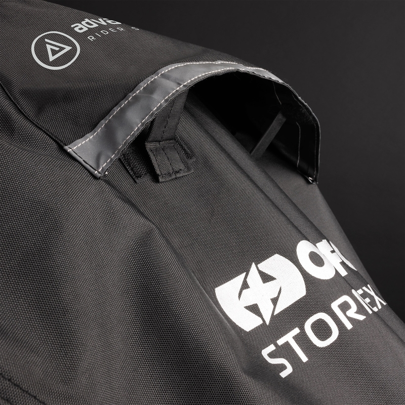 Oxford Stormex Pro Motorradabdeckung (mit Gepäckfach) schwarz