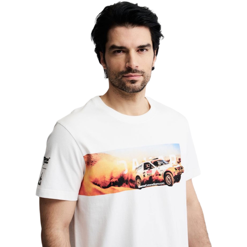 Dakar Ride B T-Shirt weiß