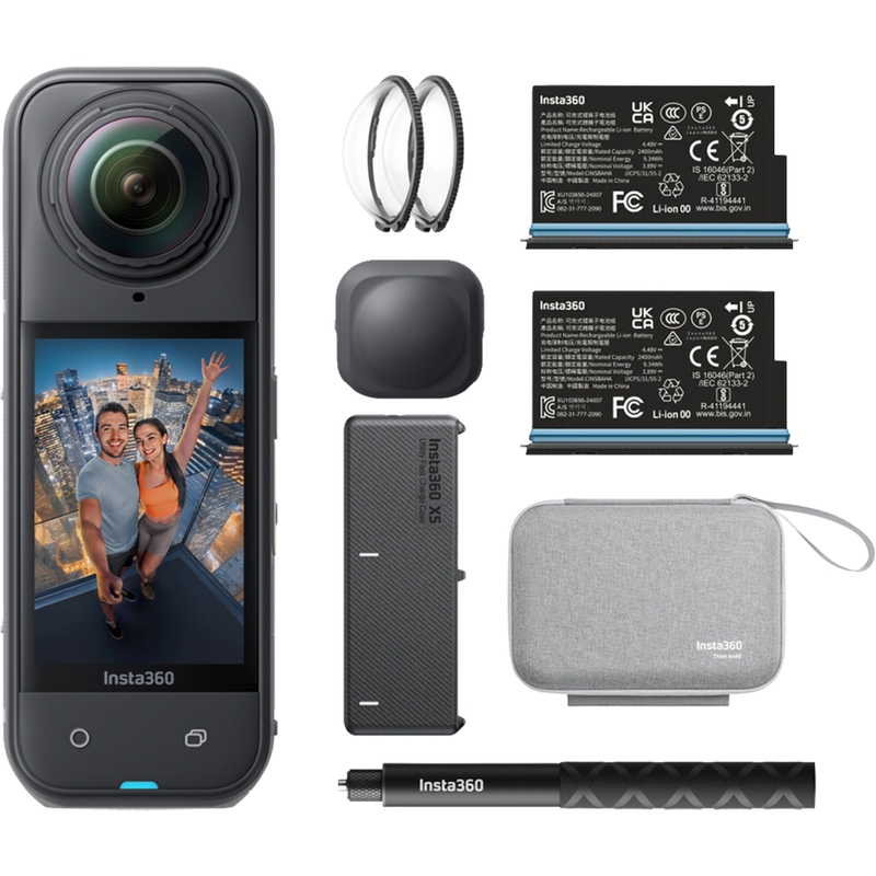 Insta360 X5 Essentials Bundle Action-Kamera Schwarz