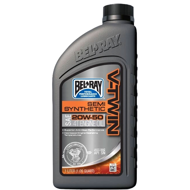 Motoröl Bel-Ray V-TWIN SEMI SYNTHETIC 20W-50 1 l
