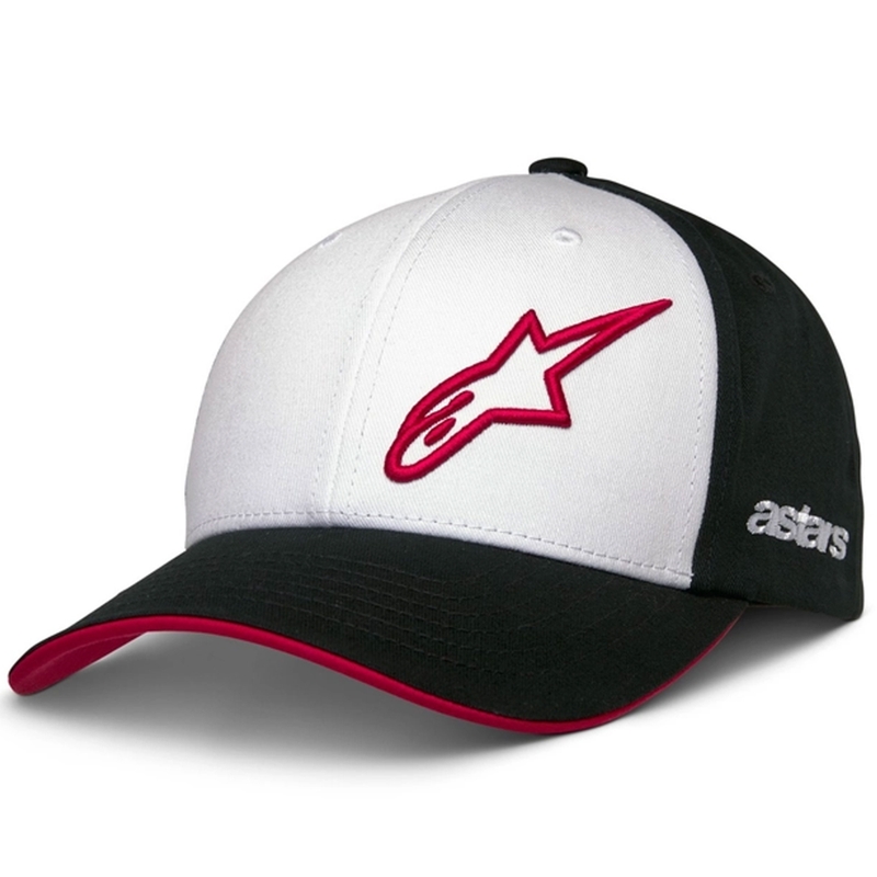 Alpinestars Sessionized Snapback Cap weiß-schwarz-rot