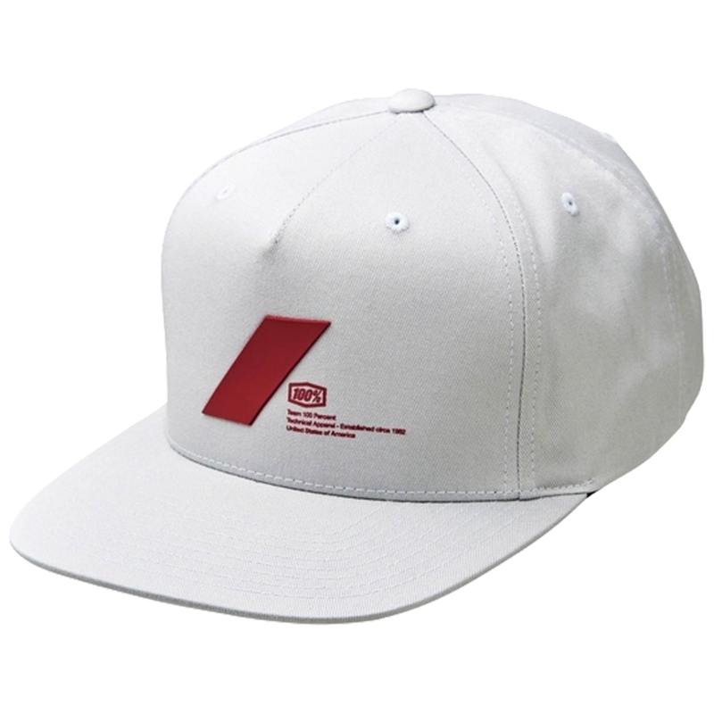 Kappe 100 % Forward Snapback grau