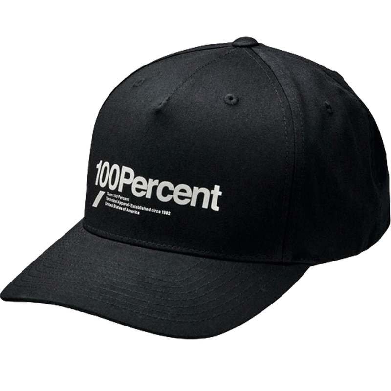 100 % Manifesto Snapback-Kappe schwarz