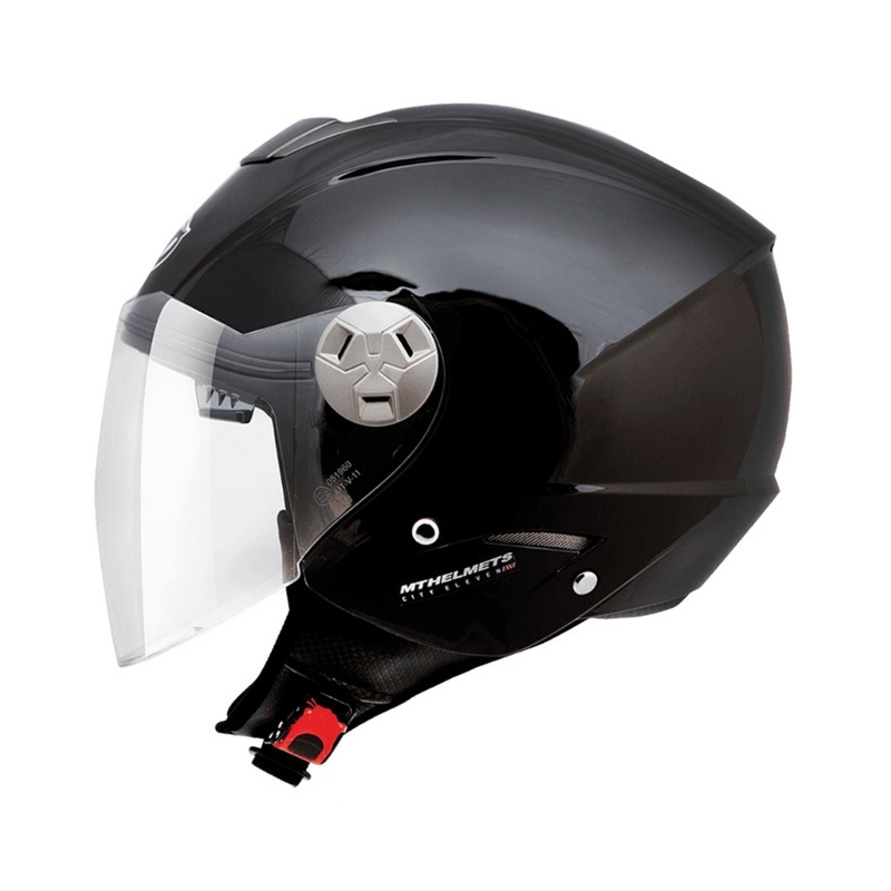 MT City Eleven SV Black Open Motorradhelm Ausverkauf
