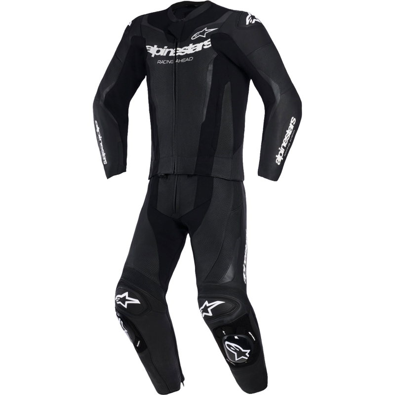 Alpinestars GP Force V2 zweiteiliger Lederkombi schwarz-weiß