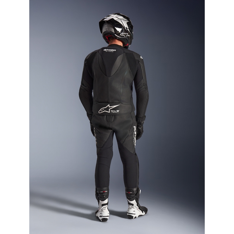 Alpinestars GP Force V2 zweiteiliger Lederkombi schwarz-weiß