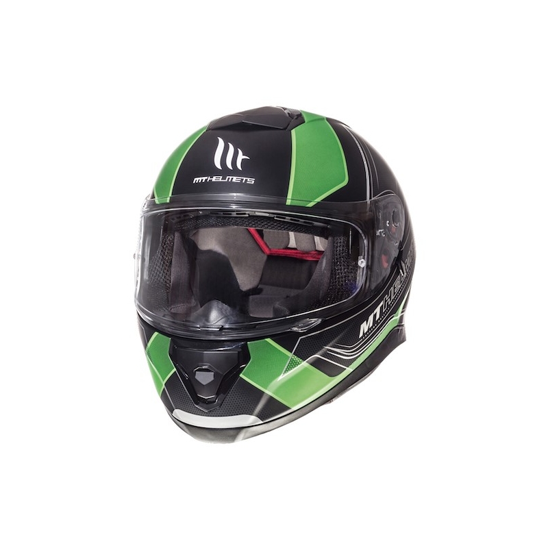 MT Thunder 3 SV Trace Integrated Motorradhelm Schwarz Matt Fluo Grün Ausverkauf