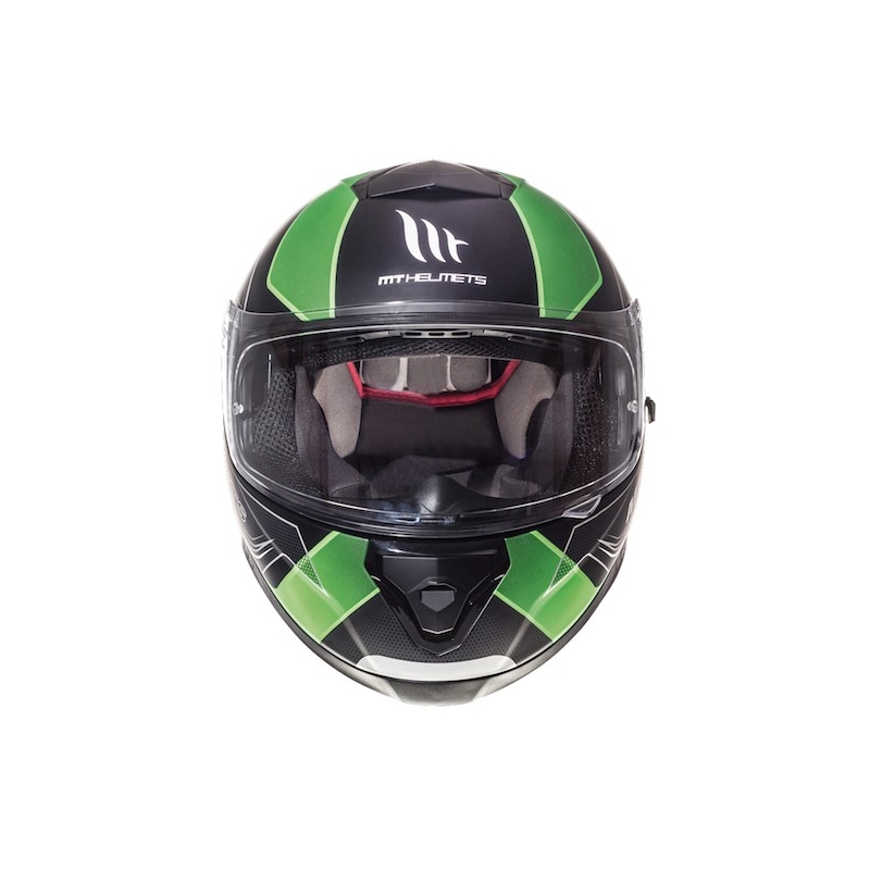 MT Thunder 3 SV Trace Integrated Motorradhelm Schwarz Matt Fluo Grün Ausverkauf