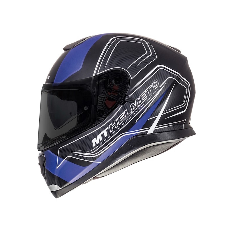 MT Thunder 3 SV Trace Integral Motorradhelm schwarz matt-blau
