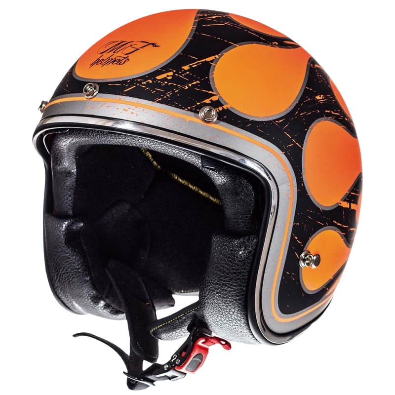 MT LeMans SV Flaming fluo orange offener Motorradhelm Ausverkauf