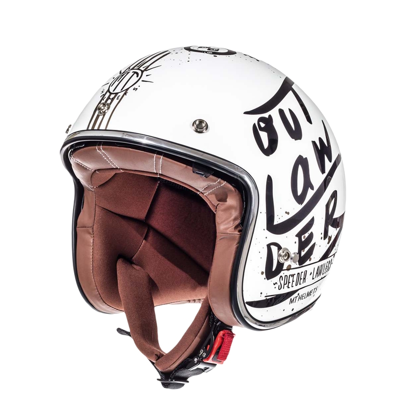 MT LeMans SV Outlander White Open Motorradhelm Ausverkauf