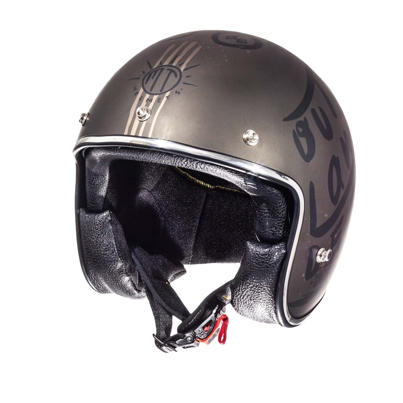 MT LeMans SV Outlander offener Motorradhelm braun matt Ausverkauf