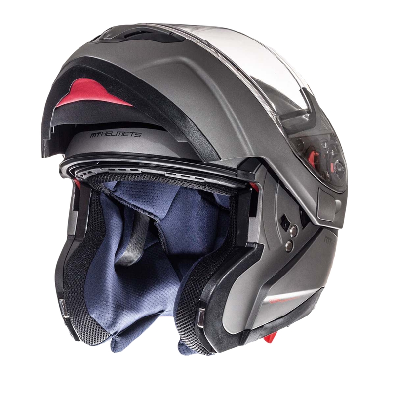 MT Atom Motorradhelm Titanium Ausverkauf
