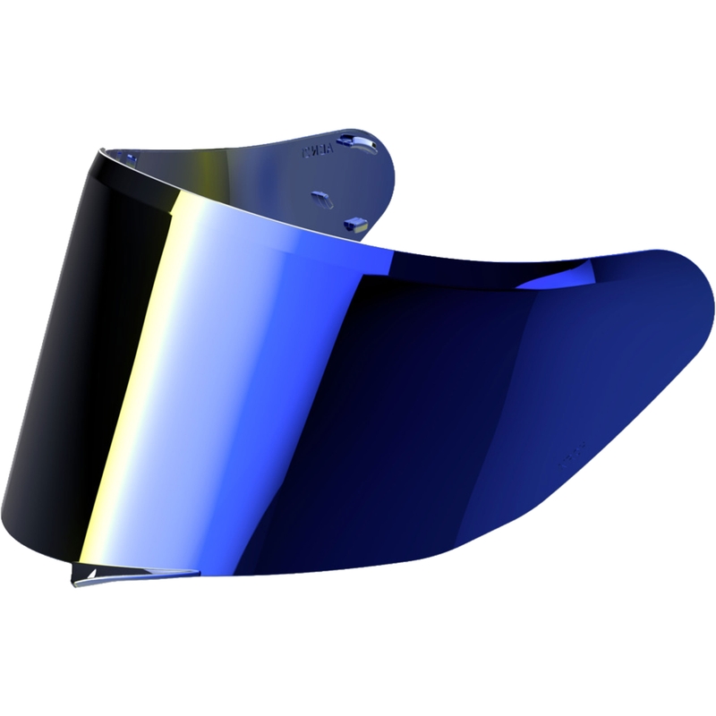 Visier für Airoh Connor/Spark 2 Motorradhelme spiegelblau