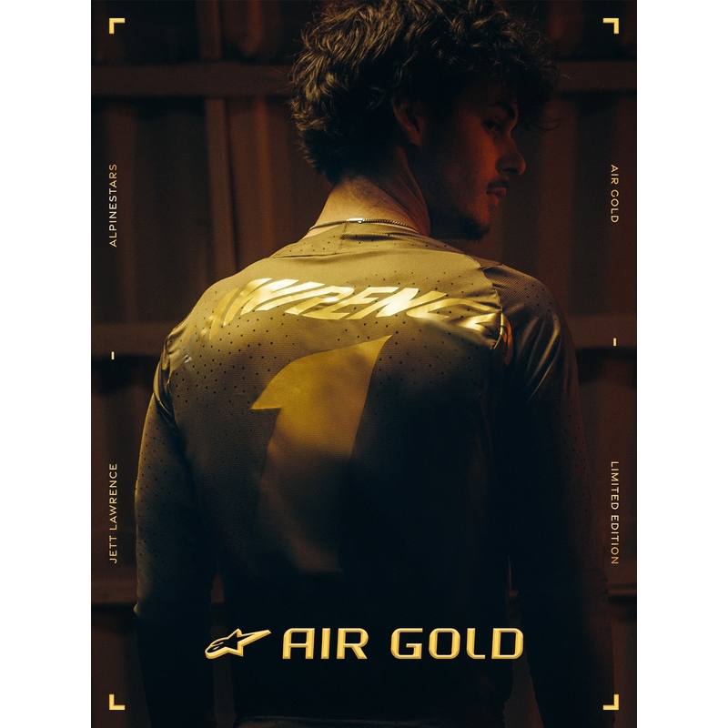 Alpinestars TECH 10 Limited Edition AIR GOLD Motorradstiefel Braun Gold