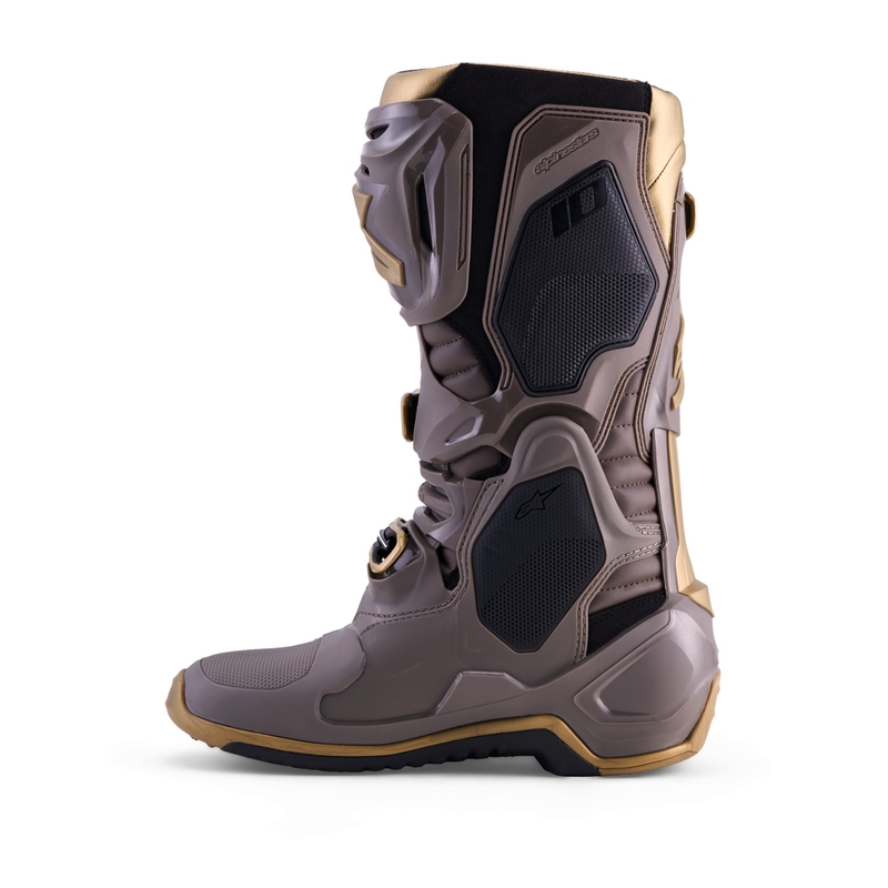 Alpinestars TECH 10 Limited Edition AIR GOLD Motorradstiefel Braun Gold