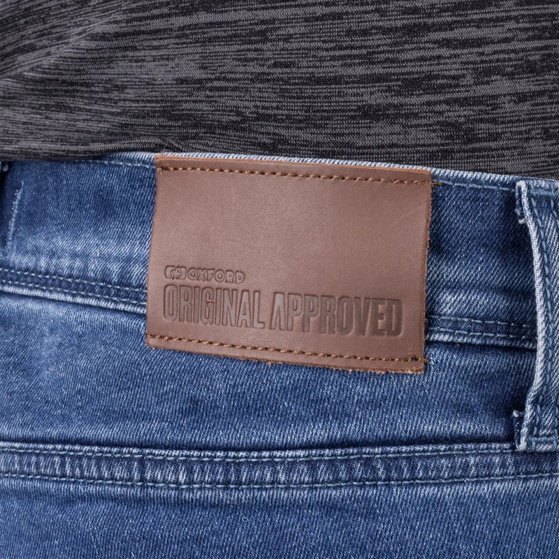 Oxford Original Approved Tailor AA Motorradjeans Hellblau