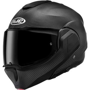 Klappbarer Motorradhelm HJC F100 CARBON matt schwarz