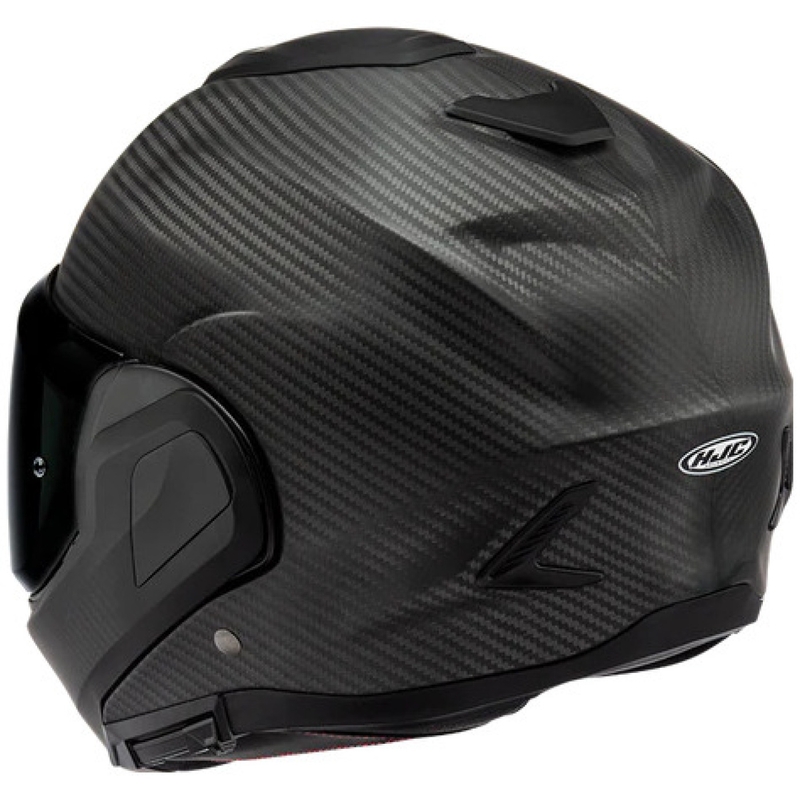 Klappbarer Motorradhelm HJC F100 CARBON matt schwarz