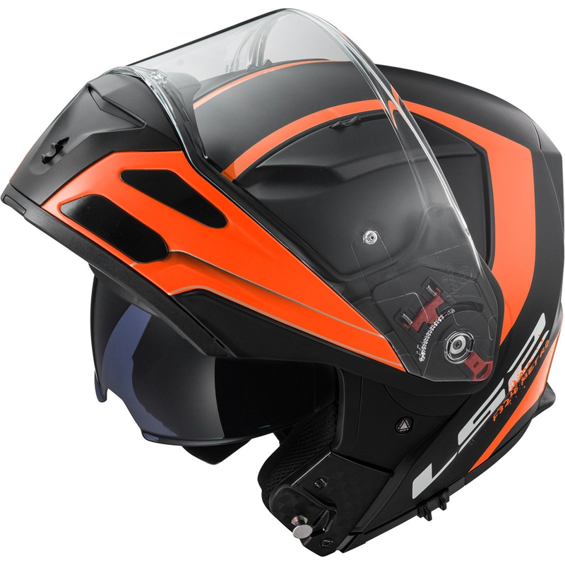 LS2 FF324 Metro Rapid Helm schwarz-orange Ausverkauf