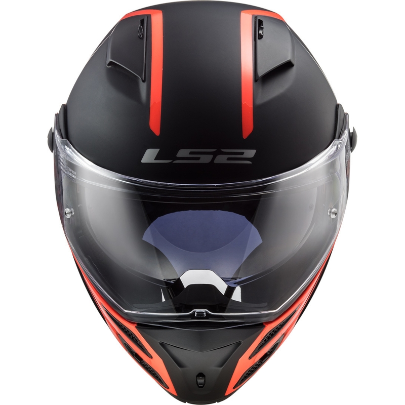 LS2 FF324 Metro Rapid Helm schwarz-orange Ausverkauf