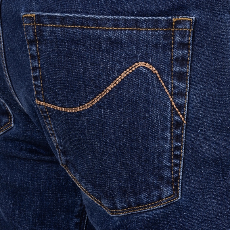 Džíny na motorku Oxford Original Approved Tailor AA modré indigo