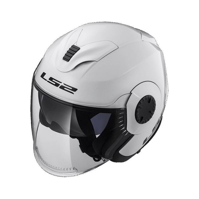 Offener Helm LS2 OF570 Verso glänzend weiß