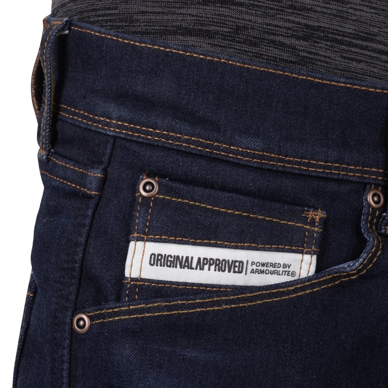 Oxford Marshal AAA Slim Fit Motorradjeans Schwarz