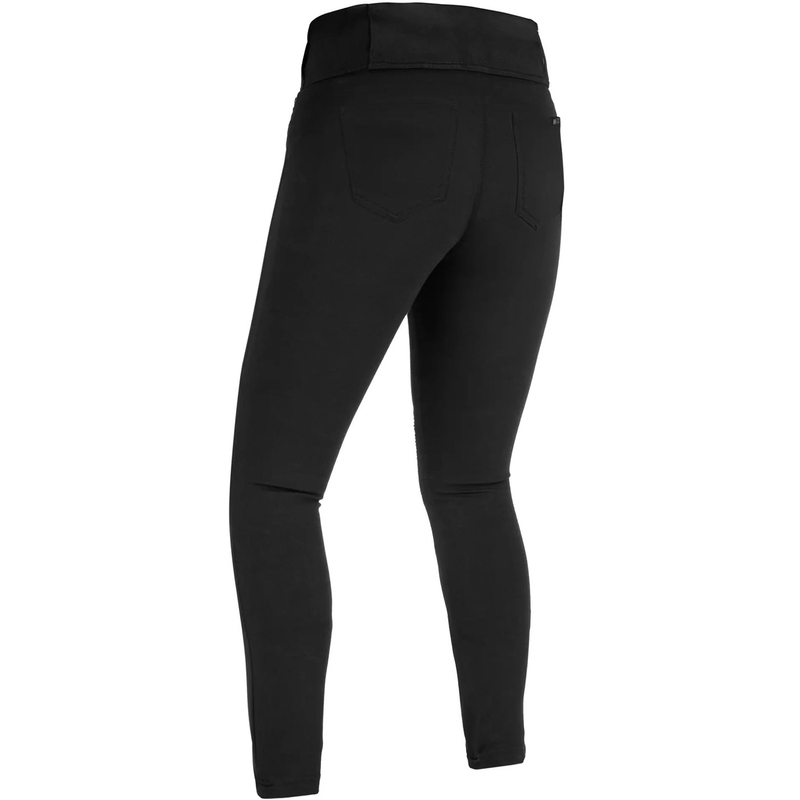 Schwarze, kurze Motorradleggings für Damen, Oxford Super Leggins 3.0